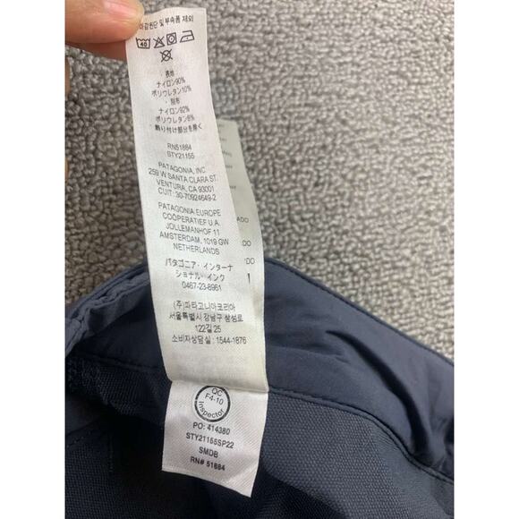 Patagonia Women 10 Gray Point Peak Trail Pants Hiking Nylon Blend Zip Pocket - Picture 9 of 13